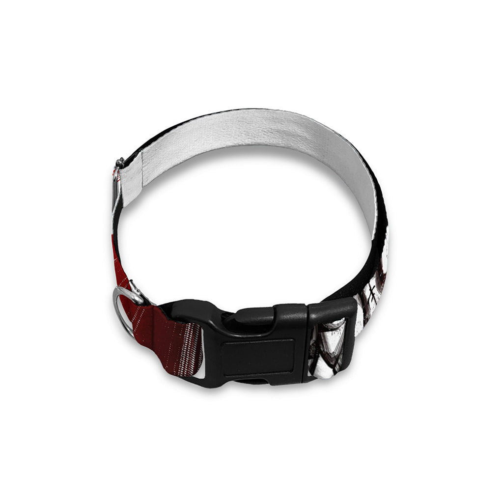 Japanese Samurai Woman Print Dog Collar