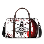 Japanese Samurai Woman Print Duffle Bag