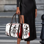 Japanese Samurai Woman Print Duffle Bag