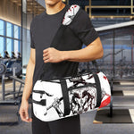 Japanese Samurai Woman Print Gym Bag