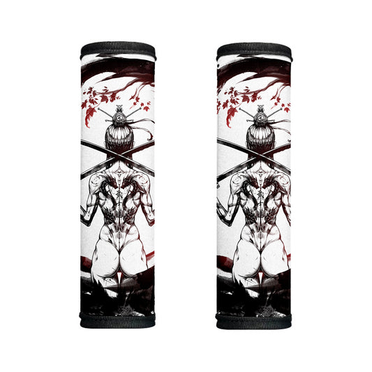Japanese Samurai Woman Print Handle Covers