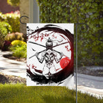 Japanese Samurai Woman Print House Flag