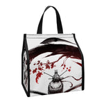 Japanese Samurai Woman Print Insulated Lunch Tote