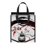 Japanese Samurai Woman Print Insulated Lunch Tote