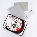 Japanese Samurai Woman Print Laptop Sleeve