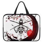 Japanese Samurai Woman Print Laptop Sleeve With Handle