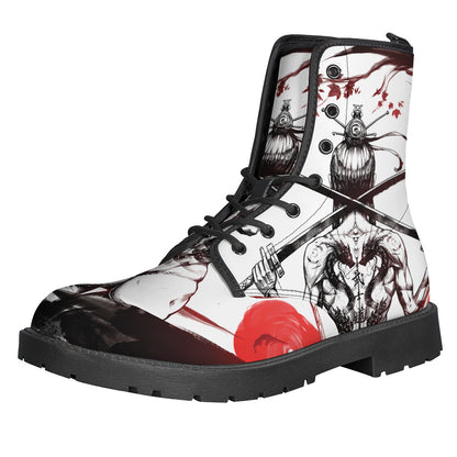 Japanese Samurai Woman Print Backpack