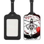 Japanese Samurai Woman Print Luggage Tag
