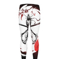 Japanese Samurai Woman Print Men's Leggings