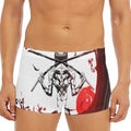 Japanese Samurai Woman Print Men's Short Boxer Briefs
