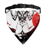 Japanese Samurai Woman Print Over The Collar Dog Bandana