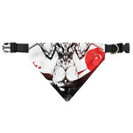 Japanese Samurai Woman Print Over The Collar Dog Bandana