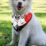 Japanese Samurai Woman Print Over The Collar Dog Bandana