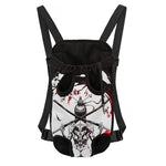 Japanese Samurai Woman Print Pet Carrier Backpack