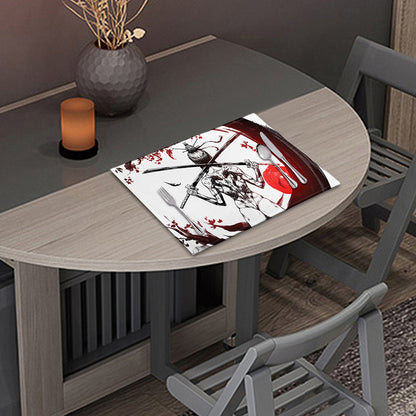 Japanese Samurai Woman Print Placemat