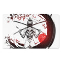 Japanese Samurai Woman Print Polyester Doormat