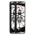 Japanese Samurai Woman Print Refrigerator Handle Covers