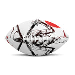 Japanese Samurai Woman Print Rugby Ball