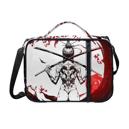 Japanese Samurai Woman Print Shoulder Strap Bible Bag