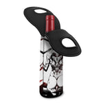 Japanese Samurai Woman Print Single Neoprene Wine Tote