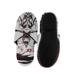 Japanese Samurai Woman Print Slippers