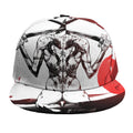 Japanese Samurai Woman Print Snapback Cap