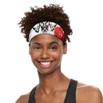 Japanese Samurai Woman Print Sports Headband