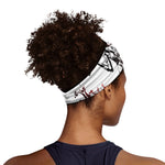 Japanese Samurai Woman Print Sports Headband