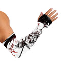 Japanese Samurai Woman Print Sun Protection Arm Sleeves