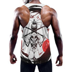 Japanese Samurai Woman Print Training Tank Top
