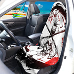 Japanese Samurai Woman Print Waterproof Car Seat Cover