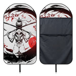 Japanese Samurai Woman Print Waterproof Car Seat Cover