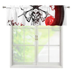 Japanese Samurai Woman Print Window Valance