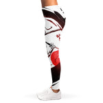 Japanese Samurai Woman Print Women's Leggings