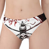 Japanese Samurai Woman Print Women's Panties