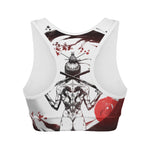 Japanese Samurai Woman Print Women's Sports Bra