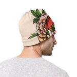 Japanese Snake Tattoo Print Beanie