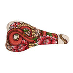 Japanese Snake Tattoo Print Bicycle Seat Cover