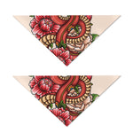 Japanese Snake Tattoo Print Dog Bandana