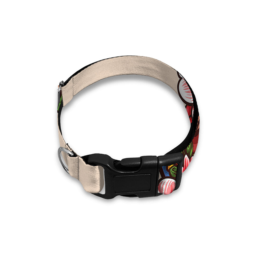 Japanese Snake Tattoo Print Dog Collar