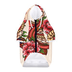 Japanese Snake Tattoo Print Dog Zip Up Hoodie