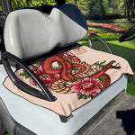 Japanese Snake Tattoo Print Golf Cart Seat Cover