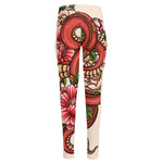 Japanese Snake Tattoo Print High-Waisted Pocket Leggings