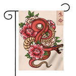 Japanese Snake Tattoo Print House Flag