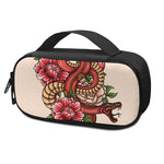 Japanese Snake Tattoo Print Insulin Cooler Travel Case