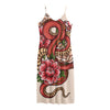 Japanese Snake Tattoo Print Jersey Midi Cami Dress