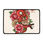 Japanese Snake Tattoo Print Kitchen Mat