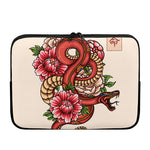 Japanese Snake Tattoo Print Laptop Sleeve