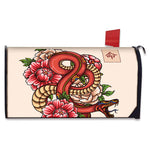Japanese Snake Tattoo Print Mailbox Cover
