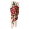 Japanese Snake Tattoo Print Men's Compression Pants